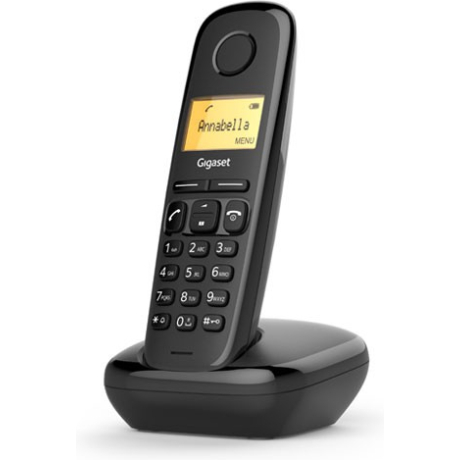 GIGASET WIRELESS PHONE A170 TRIO BLACK (L36852-H2802-D211) - immagine 3