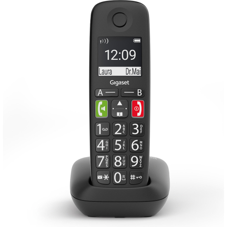 GIGASET WIRELESS PHONE E290 BLACK (S30852-H2901-D201) - immagine 2