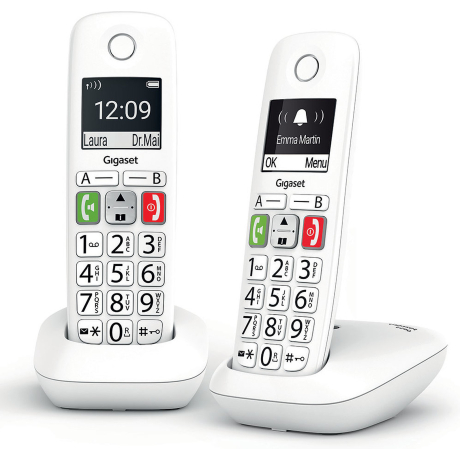 GIGASET WIRELESS PHONE E290 WHITE (S30852-H2901-D202) - immagine 5