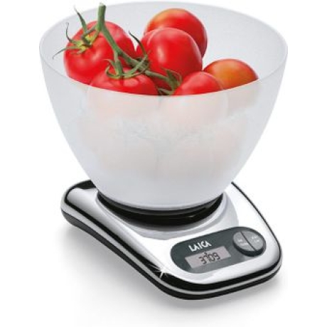 LAICA KITCHEN SCALE DIGITAL BOWL SILVER 5KG MAX BX9240