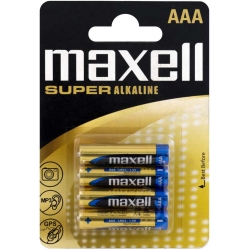 MAXELL ALKALINE SUPER LR-3 AAA 4DB