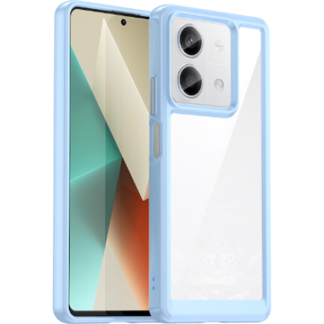 OUTER SPACE CASE WITH GEL FRAME - XIAOMI REDMI NOTE 13 5G - BLUE