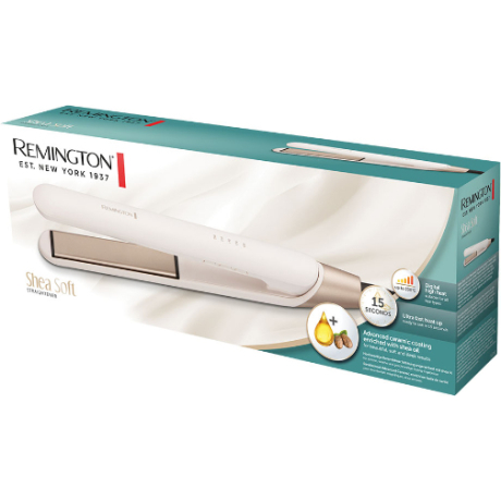 REMINGTON HAIR STRAIGHTENER SHEA SOFT CERAMIC FAST HEAT UP S4740 - immagine 4