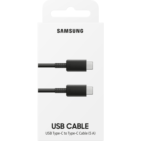 SAMSUNG CABLE USB-C TO USB-C 5A 1M BLACK EP-DN975BBEGWW - immagine 4