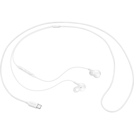 SAMSUNG EARPHONES IN-EAR CABLE USB-C MICROPHONE VOL. CONTROL WHITE BY AKG EO-IC100BWEGEU