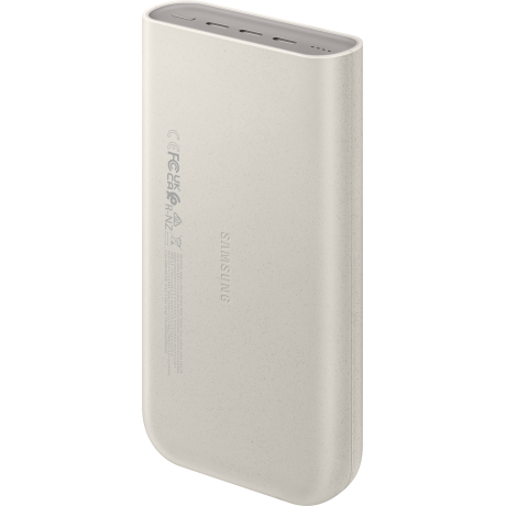 SAMSUNG POWER BANK 20.000MAH 45W MAX TRIPLEPORT 3XUSB-C  BEIGE EB-P4520XUEGEU - immagine 3