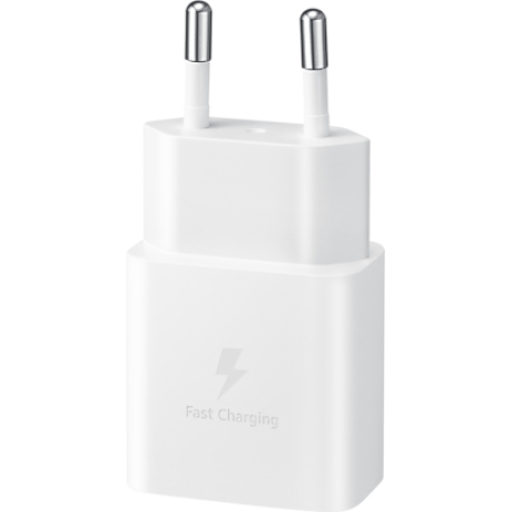 SAMSUNG POWER WALL CHARGER 15W USB-C WHITE + CABLE USB-C TO USB-C 1M WHITE EP-T1510XWEGEU - immagine 2