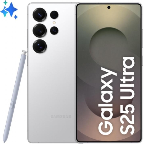 SAMSUNG S25 ULTRA 12+1TB DS 5G TITANIUM WHITESILVER OEM SM-S938BZSHEUE