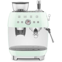 SMEG COFFEE MACHINE ESPRESSO MANUAL RETRO-STYLE PASTEL GREEN EGF03PGEU