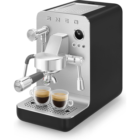 SMEG ESPRESSO COFFEE MACHINE COLLECTION BLACK EMC02BLMEU