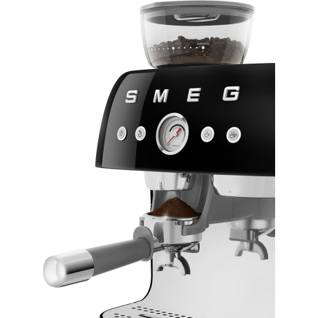 SMEG ESPRESSO MACHINE 50'STYLE WITH INTEGRATED GRINDER BLACK EGF03BLEU - immagine 5
