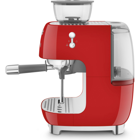 SMEG ESPRESSO MACHINE 50'STYLE WITH INTEGRATED GRINDER RED EGF03RDEU - immagine 2
