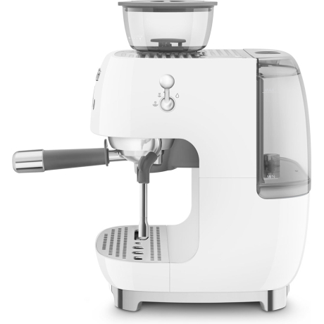 SMEG ESPRESSO MACHINE 50'STYLE WITH INTEGRATED GRINDER WHITE EGF03WHEU - immagine 4