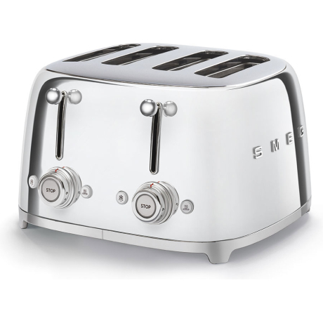SMEG TOASTER 4X4 50´STYLE CHROME TSF03SSEU