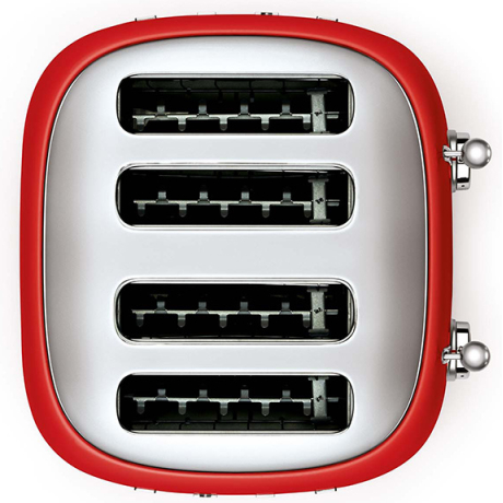 SMEG TOASTER 4x4 50´STYLE RED TSF03RDEU - immagine 4