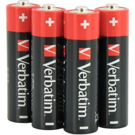 VERBATIM ALKALINE BATTERIES AA LR06 10 PCS PACK 49875