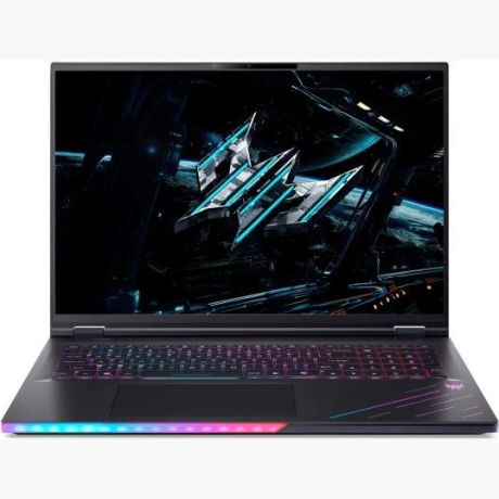 Notebook|ACER|Predator|HELIOS 18 AI|PH18-73-998Y|CPU Core Ultra|U9-275HX|2700 MHz|18"|RAM 32GB|SSD 2TB|NVIDIA GeForce RTX 5080|16GB|ENG|Card Reader SD|Windows 11 Home|Black|3.5 kg|NH.QVYEL.001