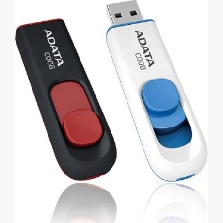 MEMORY DRIVE FLASH USB2 32GB/WH/BLUE AC008-32G-RWE A-DATA