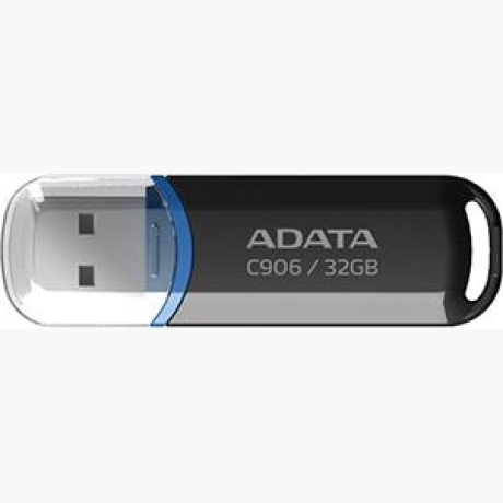 MEMORY DRIVE FLASH USB2 32GB/BLACK AC906-32G-RBK ADATA