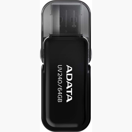 MEMORY DRIVE FLASH USB2 64GB/BLACK AUV240-64G-RBK ADATA