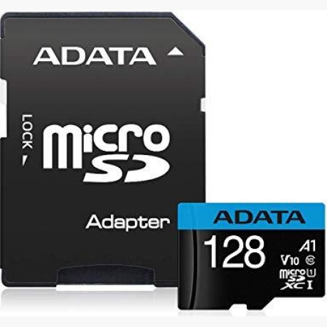 MEMORY MICRO SDXC 128GB W/AD./AUSDX128GUICL10A1-RA1 ADATA