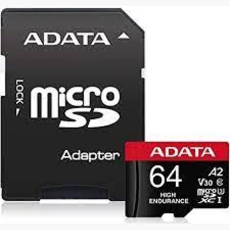 MEMORY MICRO SDXC 64GB W/ADAP./AUSDX64GUI3V30SHA2-RA1 ADATA