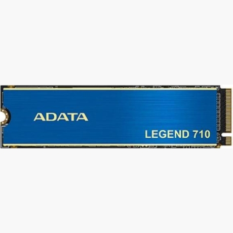 SSD|ADATA|LEGEND 710|512GB|M.2|PCIE|NVMe|3D NAND|Write speed 1000 MBytes/sec|Read speed 2400 MBytes/sec|TBW 130 TB|MTBF 1500000 hours|ALEG-710-512GCS