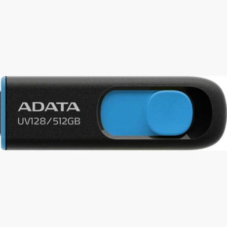 MEMORY DRIVE FLASH USB3 512GB/BLK/BLUE AUV128-512G-RBE ADATA