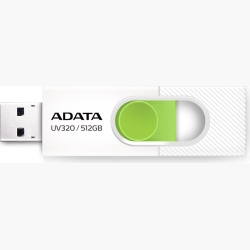 MEMORY DRIVE FLASH USB3 512GB/WHITE AUV320-512G-RWHGN ADATA