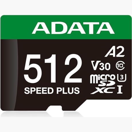 MEMORY MICRO SDXC 512GB UHS-I/UD512GUI3V30A2SP-RA1 ADATA