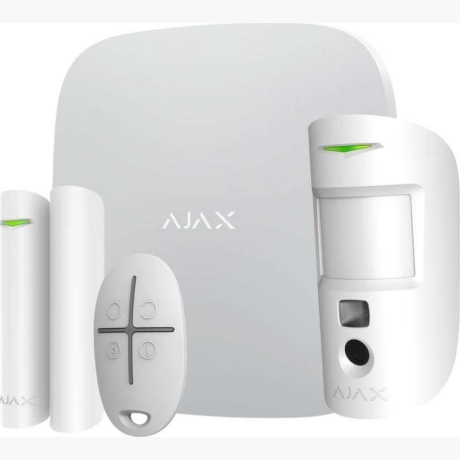 ALARM SECURITY STARTERKIT CAM/PLUS WHITE 38174 AJAX