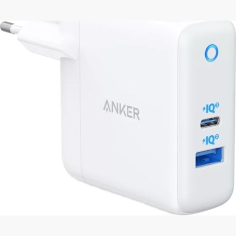 MOBILE CHARGER WALL POWERPORT/WHITE 20W A2636G21 ANKER