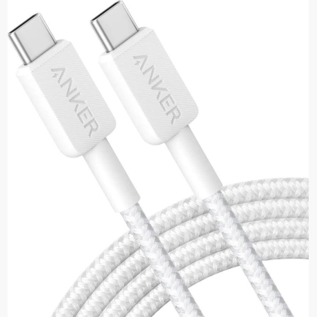 CABLE USB-C TO USB-C 1.8M/322 WHITE A81F6G21 ANKER