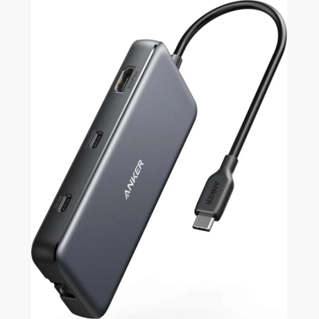 I/O HUB USB-C 8-IN-1/GRAY A83830A2 ANKER
