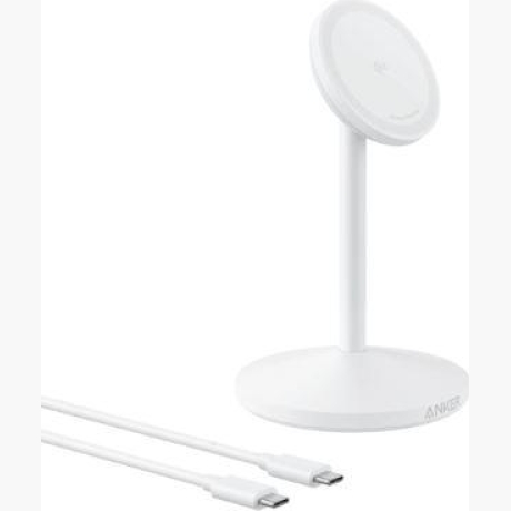 MOBILE CHARGER WRL STAND/MAGGO WHITE A25X1H21 ANKER