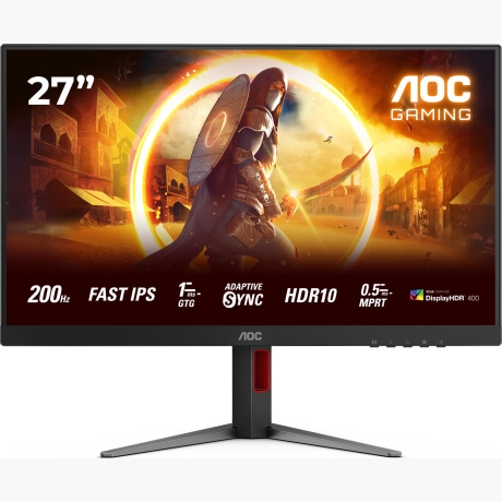LCD Monitor|AOC| 68.6 cm (27")|1920 x 1080 pixels|Full HD|Native aspect ratio 16:9|LED|Flat|27G4HA