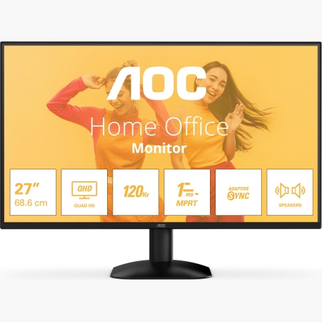 LCD Monitor|AOC|27 "|2560 x 1440 pixels|Quad HD|Native aspect ratio 16:9|LED|Flat|Q27B35S3