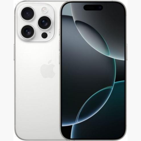 MOBILE PHONE IPHONE 16 PRO/128GB WHITE TITAN MYNE3 APPLE
