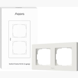 SMART SWITCH FRAME H2 (2-GANG)/WHITE FE-X01D-W AQARA