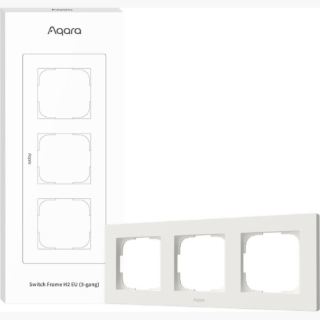 SMART SWITCH FRAME H2 (3-GANG)/WHITE FE-X02D-W AQARA