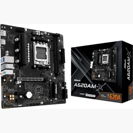 Mainboard|ASROCK|AMD A620A|SAM5|Micro-ATX|Memory DDR5|Memory slots 2|A620AM-X