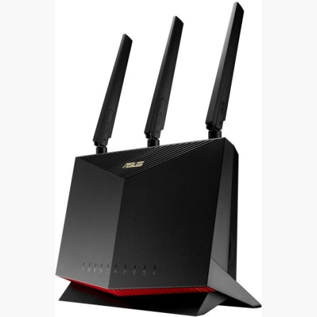 Wireless Router|ASUS|Wireless Router|2600 Mbps|Wi-Fi 5|USB 2.0|1 WAN|4x10/100/1000M|Number of antennas 4|4G-AC86U
