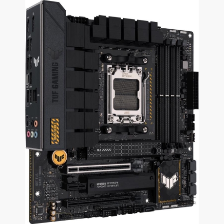 Mainboard|ASUS|AMD B650|SAM5|MicroATX|Memory DDR5|Memory slots 4|1xPCI-Express 4.0 1x|2xPCI-Express 4.0 16x|2xM.2|1xHDMI|1xDisplayPort|4xUSB 2.0|3xUSB 3.2|1xUSB-C|1xRJ45|5xAudio port|TUFGAMINGB650M-PLUS