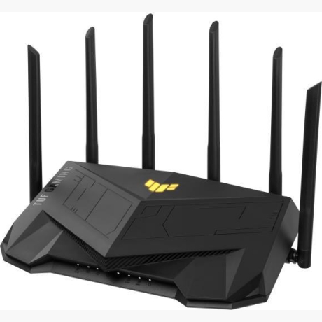 Wireless Router|ASUS|Wireless Router|6000 Mbps|Mesh|Wi-Fi 5|Wi-Fi 6|IEEE 802.11a|IEEE 802.11b|IEEE 802.11g|IEEE 802.11n|USB 3.2|4x10/100/1000M|1x2.5GbE|LAN  WAN ports 1|Number of antennas 6|TUFGAMINGAX6000