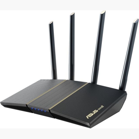 Wireless Router|ASUS|Wireless Router|Mesh|Wi-Fi 5|Wi-Fi 6|IEEE 802.11a/b/g|IEEE 802.11n|1 WAN|4x10/100/1000M|Number of antennas 4|RT-AX57