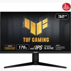 LCD Monitor|ASUS|31.5"|Gaming|Panel IPS|2560x1440|16:9|170Hz|Matte|1 ms|Speakers|Swivel|Height adjustable|Tilt|Colour Black|90LM07L0-B03370