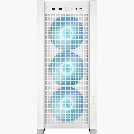Case|ASUS|TUF Gaming GT302 ARGB|MidiTower|Case product features Transparent panel|Not included|ATX|EATX|MicroATX|MiniITX|Colour White|TUFGAMINGGT302ARGB