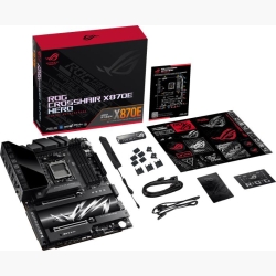 Mainboard|ASUS|AMD X870E|SAM5|ATX|Memory DDR5|Memory slots 4|2xPCI-Express 4.0 16x|2xPCI-Express 5.0 16x|4xM.2|1xHDMI|1xAudio-In|1xAudio-Out|6xUSB 3.2|2xUSB-C|2xUSB4|1xOptical S/PDIF|1xRJ45|ROGCROSSHAIRX870EHERO