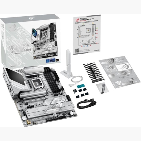 Mainboard|ASUS|Intel Z890|LGA1851|ATX|Memory DDR5|Memory slots 4|1xPCI-Express 4.0 16x|1xPCI-Express 5.0 16x|5xM.2|1xHDMI|1xDisplayPort|1xAudio-In|1xAudio-Out|2xUSB 3.0|5xUSB 3.1|1xUSB-C|2xUSB-C w/Thunderbolt|1xOptical S/PDIF|1xRJ45|ROGSTRIXZ890-AGAMWIFI