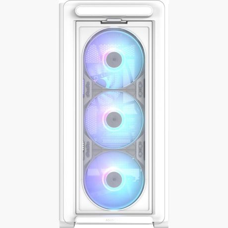 Case|ASUS|A23 PLUS|MidiTower|Case product features Transparent panel|MicroATX|MiniITX|Colour White|A23PLUSTG/ARGBWHITE